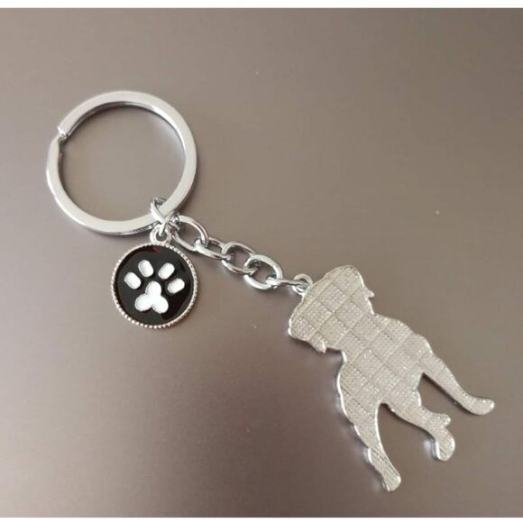 Rottweiler Dog Keychain - Picture 4 of 10